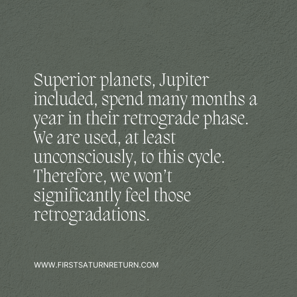 Jupiter Retrograde by Transit