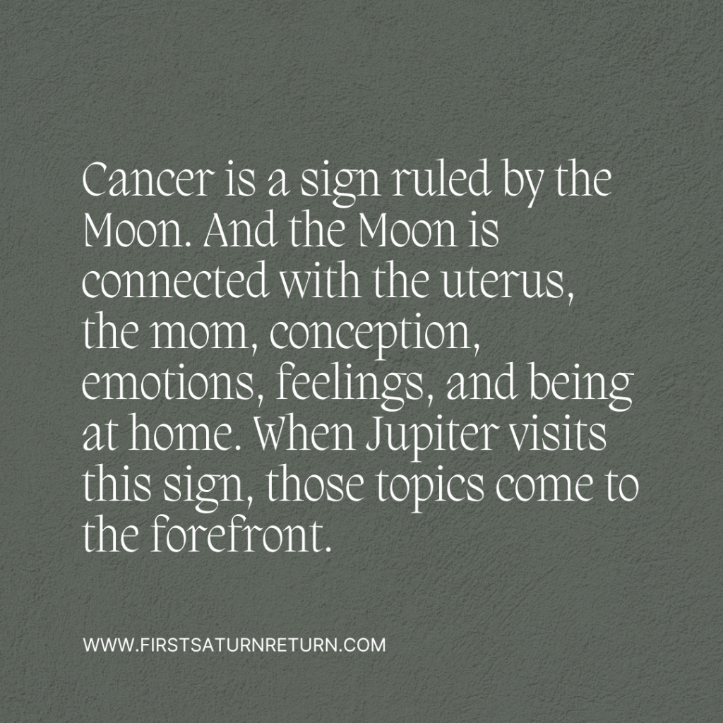 Jupiter in Cancer in 2025