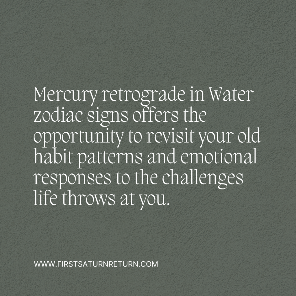 Mercury Retrograde in Water&nbsp;Signs