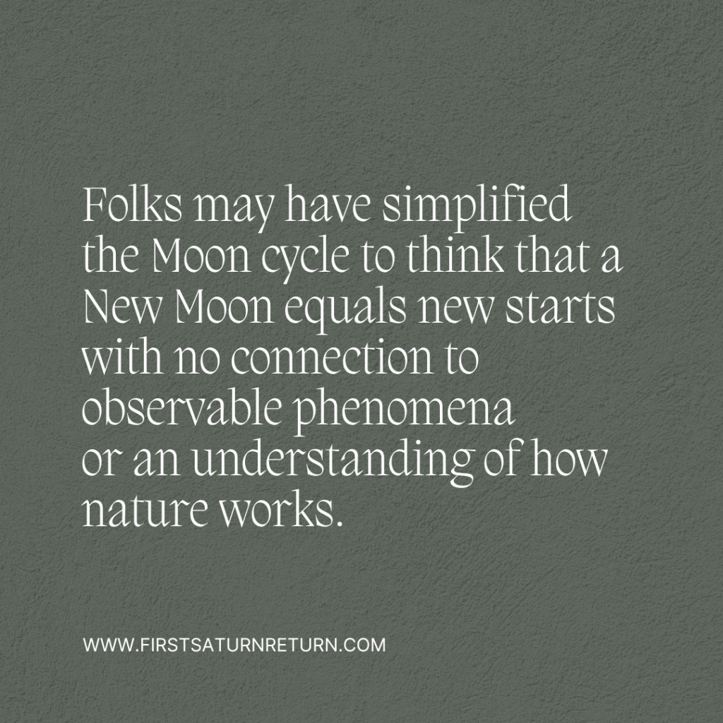 The Truth About The New&nbsp;Moon